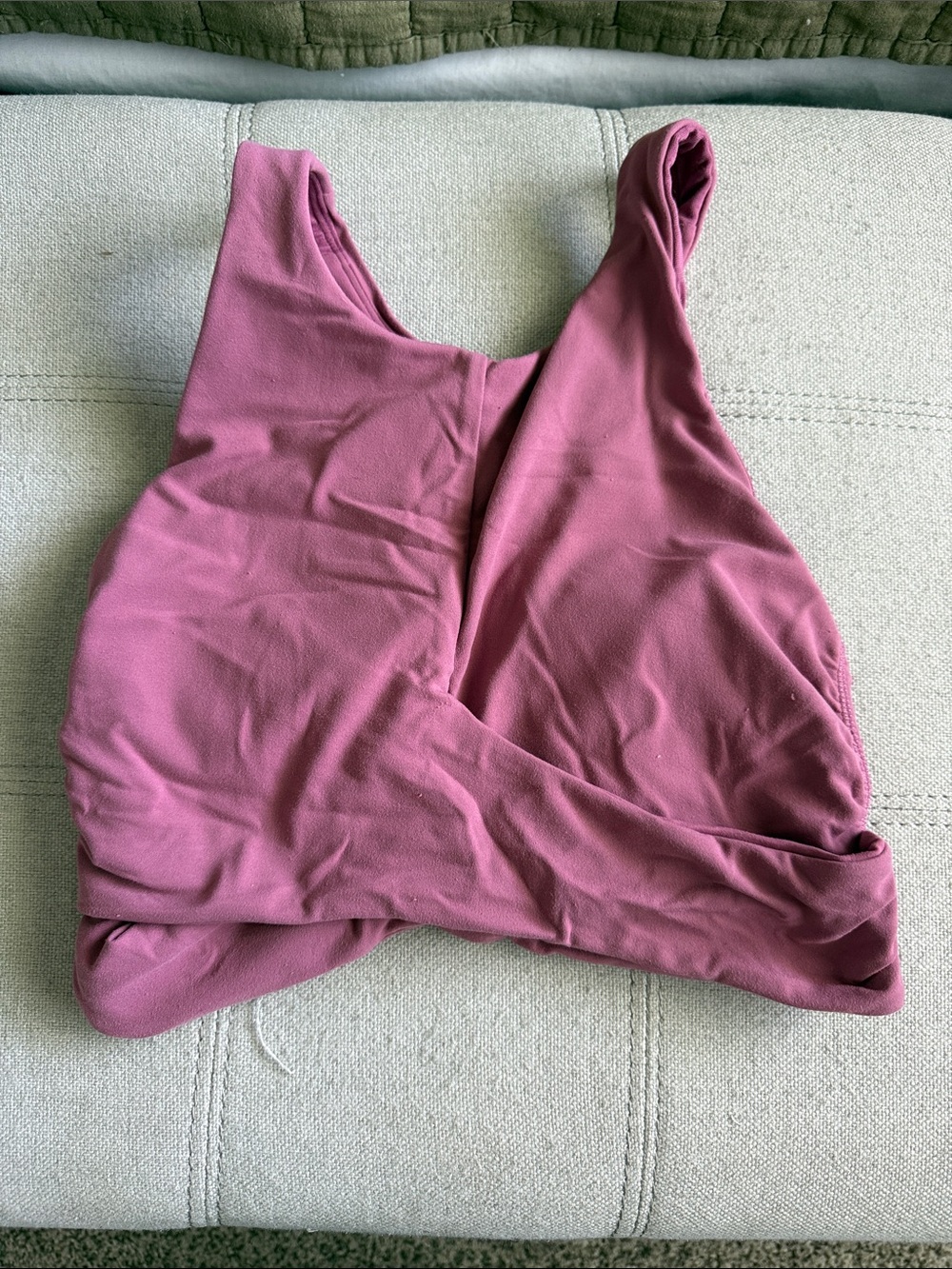 Mauve Crossover Bralette Top